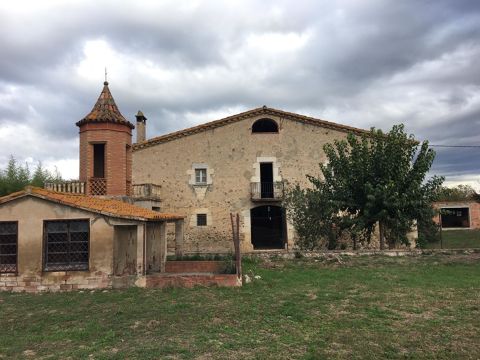 Finca rustica amb gran extensió de superfície i terreny